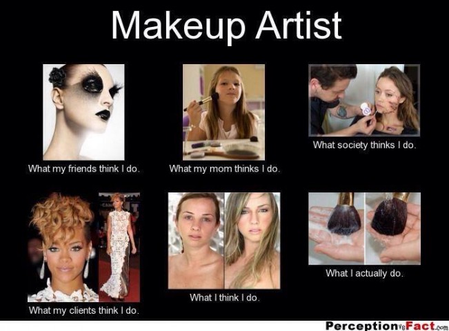 Makeup Artist Perception vs. fact