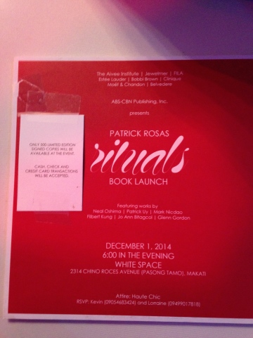 Published by ABS CBN. Proceeds from the sale of the book go to charity.