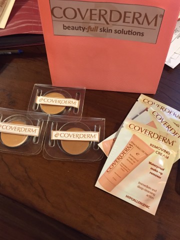 We were given samples of their foundation and makeup remover.
