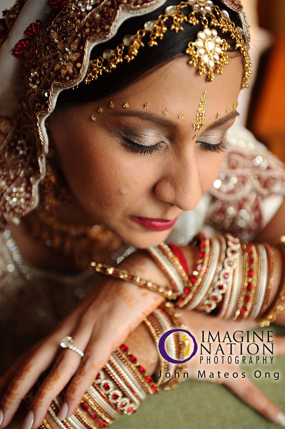 Her gorgeous Indian Bride.