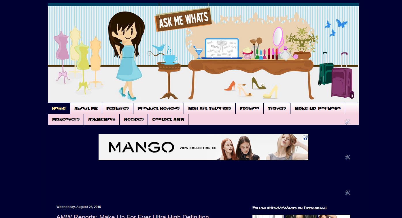 blog screenshot